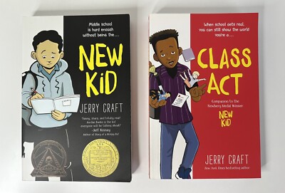 Jerry Craft-  New Kid - Class Act - 2 Book Set- Paperback Newbery Award Winner