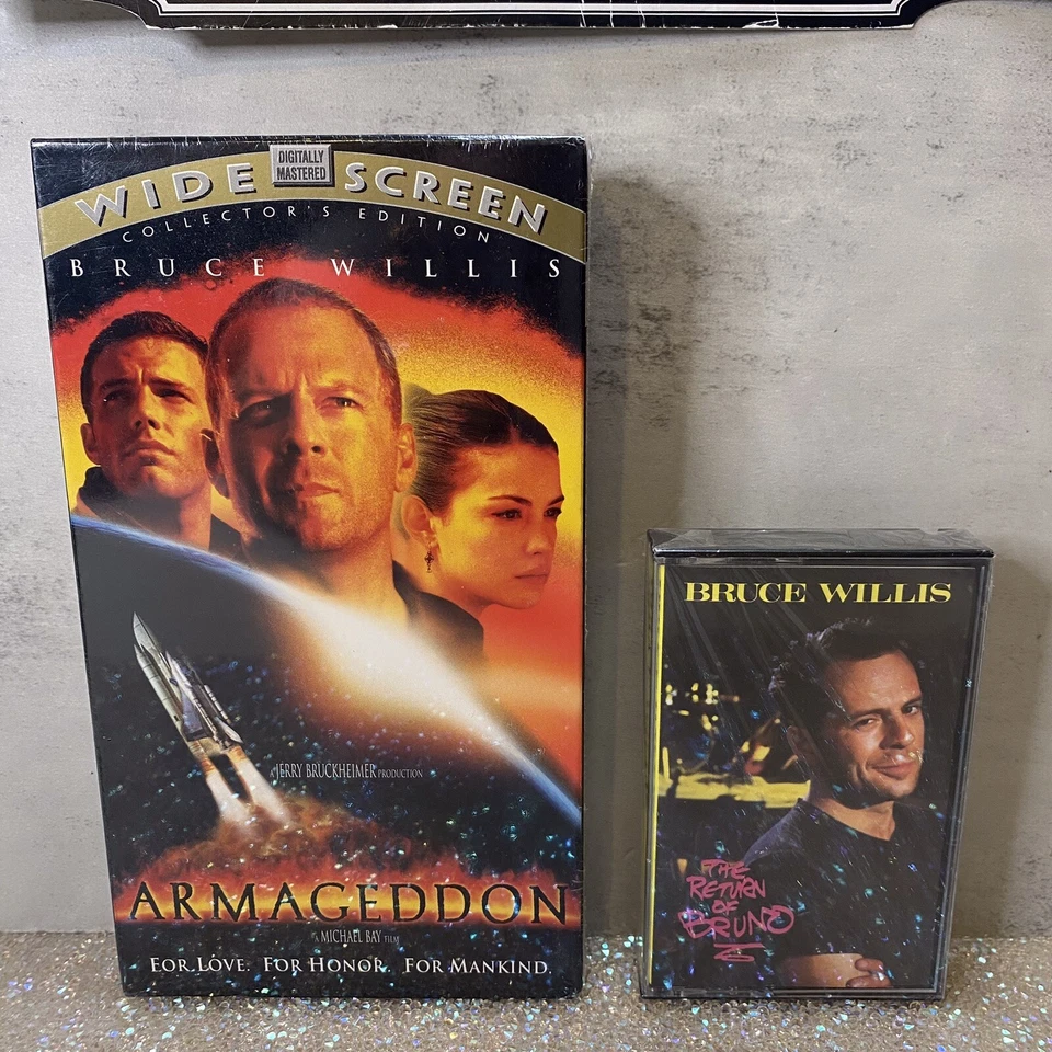 VTG 1996’ ArmageddonVHS & 1987’The Return Of Bruno,Cassette Brand New Watermarks - Image 2 of 4