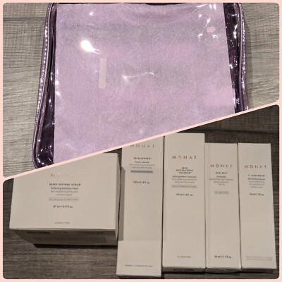 Monat C. Radiance Illuminating Serum Be Balanced Foamy Cleanser Water Treatment