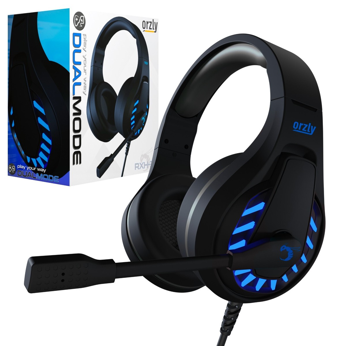 Xbox One Orzly Auriculares Gaming Blue Gaming Headset With Noise