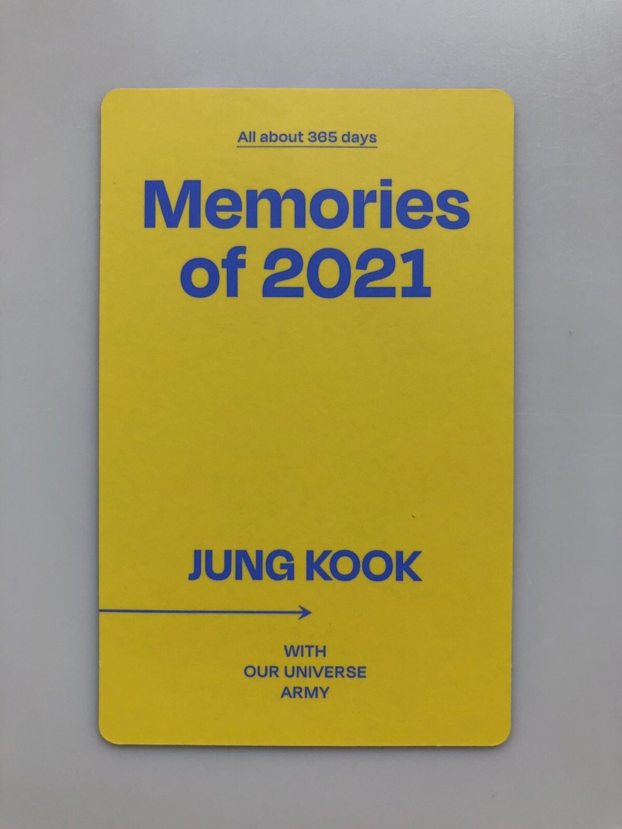 BTS Jungkook Memories of 2019 & 2021 Blu-ray Official Photo BTS Jungkook Memories of 2019 & 2021 Blu-ray Official Photo