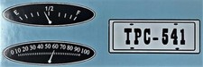 Murray V-Front Gauge Decal Set