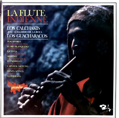 Los Indios - La Flute Indienne LP 1972 (VG/VG) .