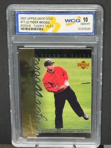 Tiger Woods 2001 gema como nueva 10 - ¡3 tarjetas! - Imagen 3 de 4