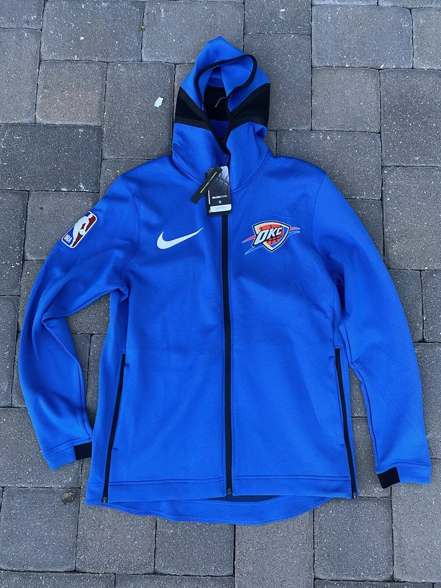 VESTE CHAUFFANTE THERMA FLEX NIKE ON COURT OKC OKLAHOMA CITY THUNDER NBA À  CAPUC