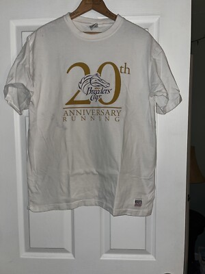 Vintage Saratoga Breeders Cup T Shirt Single Stitch Minor Imperfection Pictured