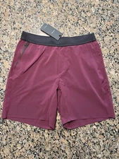 Ten Thousand Interval Short, NO Liner, LT Grey, Iron Gate, Silver Birch, Maroon