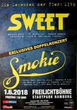 SWEET - 2018 - Smokie - Live In Concert - Poster - Hamburg
