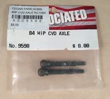 Team Associated 9598 RC10 B4 MiP CVD Outer Axle Set Vintage RC Car Parts
