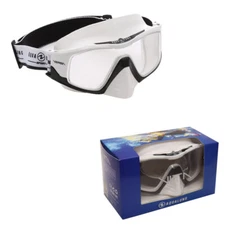 Aqua Lung Vita Snorkel Mask White & Black, Clear Lens