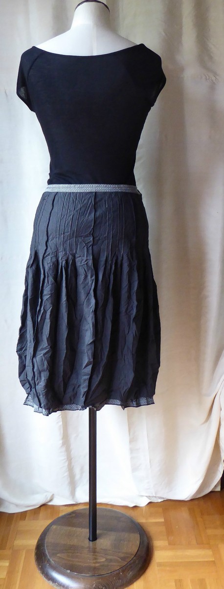 Jupe Cop Copine Taille 40 - Style 'bas Boule' Gris Aspect Froissé, En Polyester, Occasion En PARFAIT ÉTAT