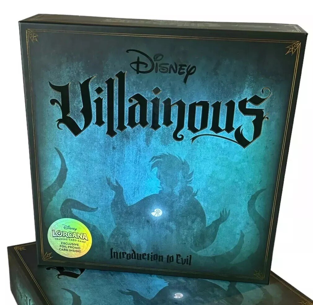 villainous lorcana promo card Ravensburger Disney - Introduction to Evil Strategy Board Game - Compatible with Other Villainous Games - Includes 1 Artist Disney Villainous Introduction to Evil