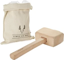 Lewis Ice Bag and Mallet by Viski NIP