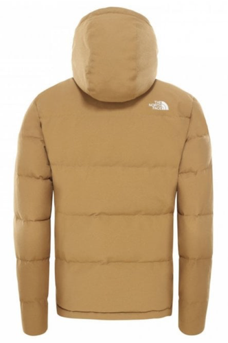 north face jas brown puffer jacket