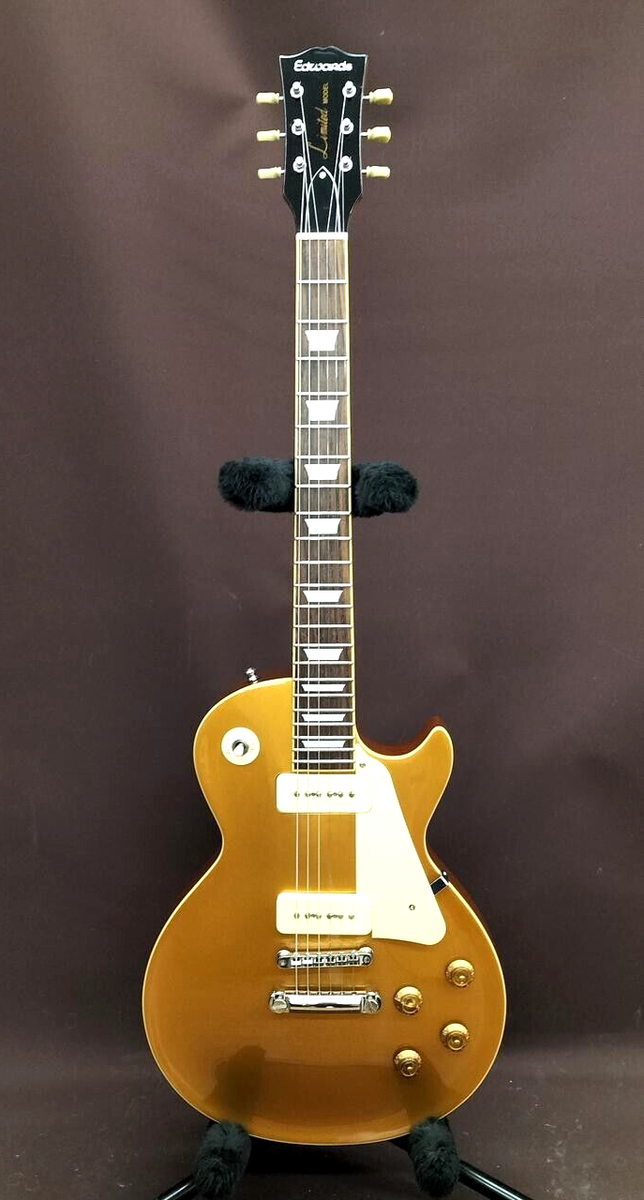 EDWARDS Gold top refinish LP Type エドワーズ Edwards E-LP-STD/P P90 Gold Top Les Paul type Electric