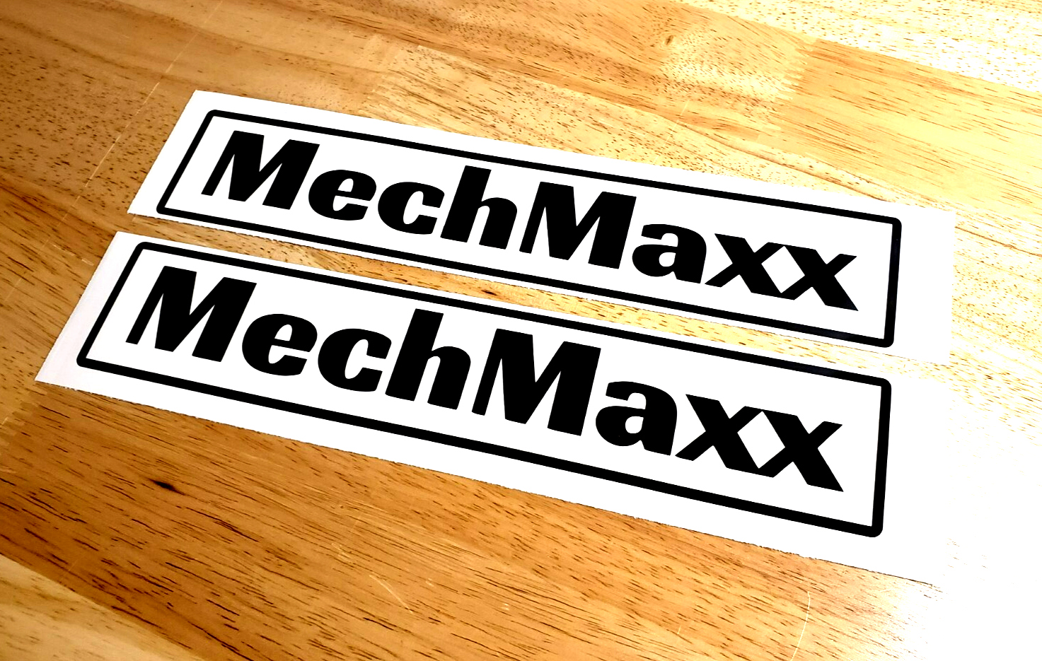 mech maxx Decals Stickers wood chipper grinder cart 8" (2) Equipment ...