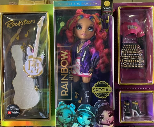 Rainbow High Rockstar Carmen Major Fashion Doll Special Edition New 2021
