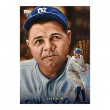 2021 Topps Game Within the Game #2 Babe Ruth by Paul Jennis 
