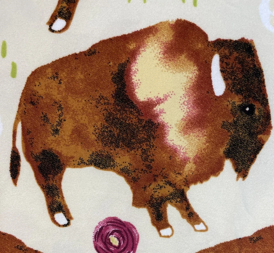 Tela de punto de polietileno de algodón elástico en 4 direcciones Buffalo 60"x2 yardas Foto 4 de 4