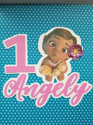 Baby Moana Girl Personalized Cake Topper Party Decoration Centerpiece Ebay