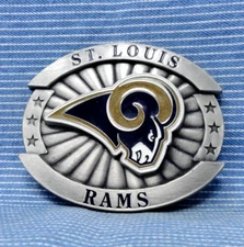 St Louis Rams Belt Buckle OLP NFL Football Fanwear Vtg Siskiyou Sports   .TYC396