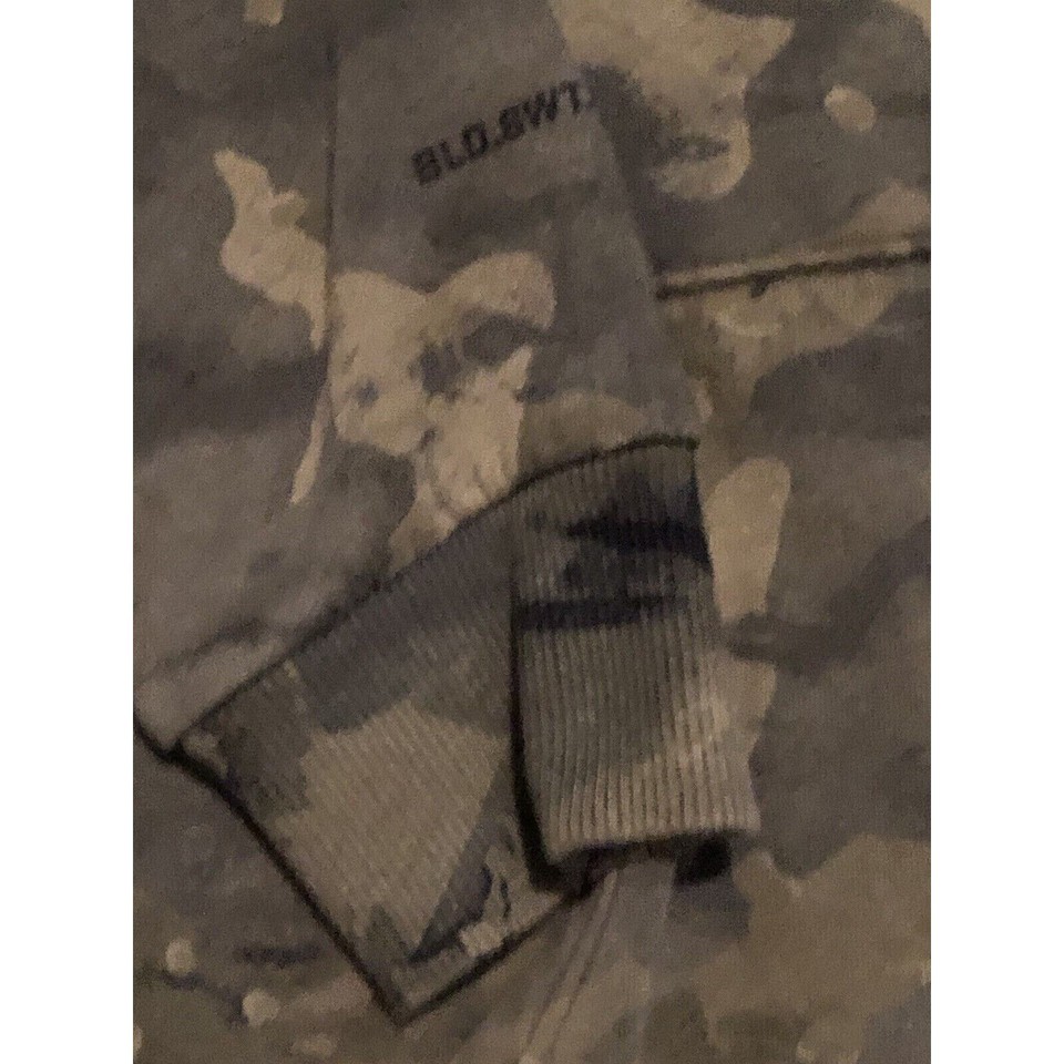 Under Armour Hoodie Mens Medium Green Camo Project Rock Veterans Day eBay