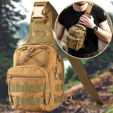 Tactical Shoulder Bag Crossbody Military Backpack Molle Sling Backpack for EDC