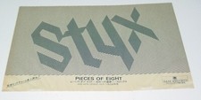 STYX Vintage Original Album AD Advert Japan 1978 Pieces of Eight Tommy Shaw Rock