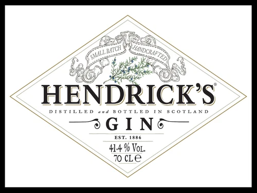 Hendricks Gin, Retro metal Sign/Plaque Wall vintage / Bar Gift