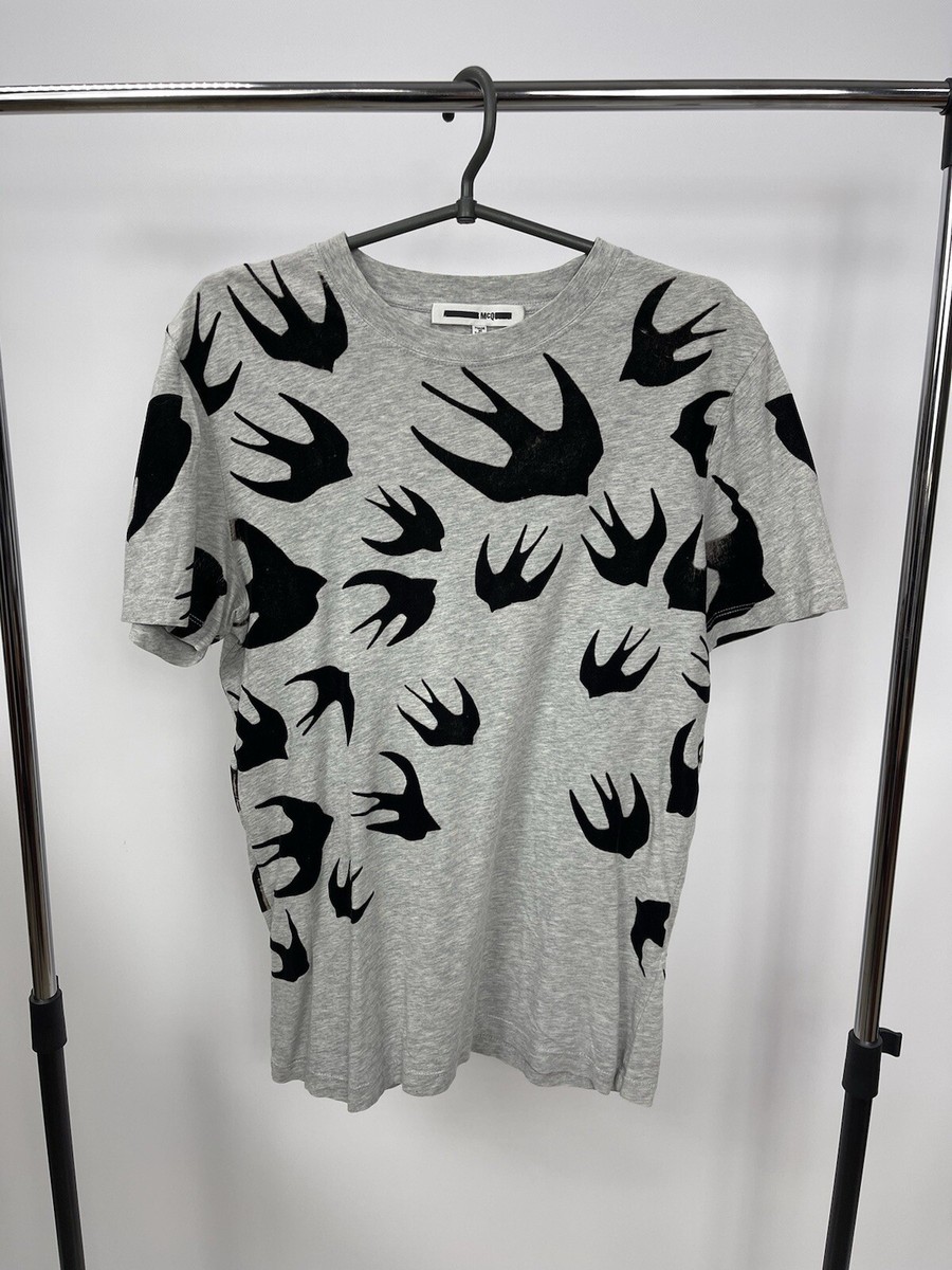 Alexander McQueen T-Shirt Size S Grey Logo