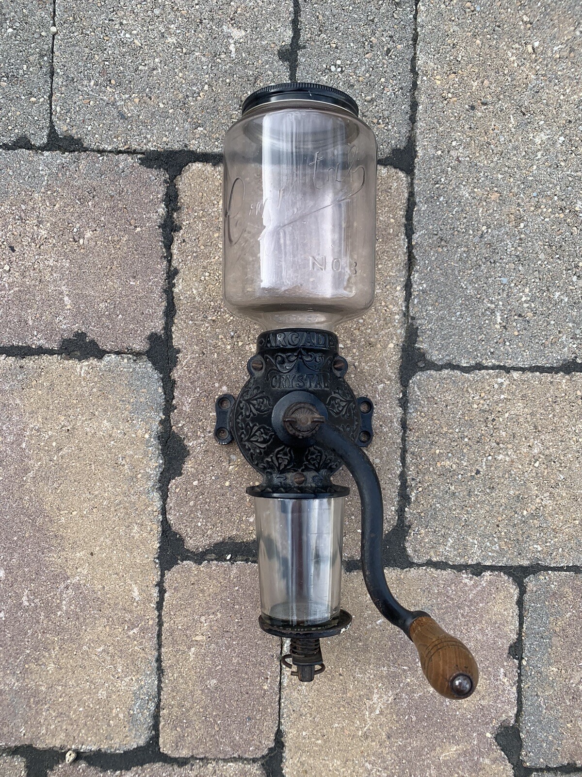 Arcade Coffee Grinder Catch Cups or Receiving Cups Antique Coffee