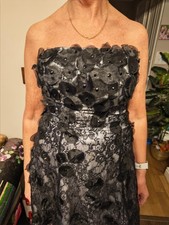 ZARA BLACK COSAGE DRESS 10