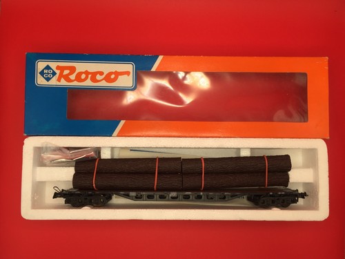 Roco 46213 Wagon Holztranzport mit Ladegut 1X Neu in OVP H0 1:87 | Condition: Neu