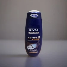 Nivea Active 3 Sport Body Wash For Men 16.9 fl oz BODY HAIR SHAVE Shower Shampoo