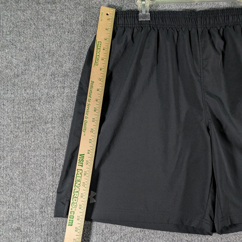 Pantalones Cortos Under Armour Para Hombres 2XL Negros Calce Suelto Atlético Gimnasio Entrenamiento UA Heatgear - Imagen 12 de 13