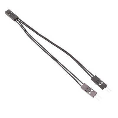 2.54mm 2Pin Female to Male Duponts Cable Splitter 1 to 2 Power Adapter Cable