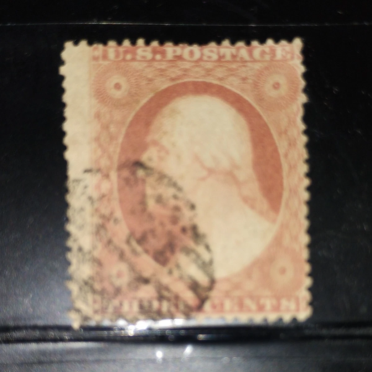 George Washington 3 Cent Stamp In Used Us Stamps (19th Century