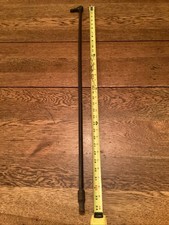 Vintage Wooden Walking Cane Brass Duck Head Handle 34  Gentleman  s Stick