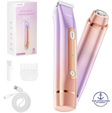Bikini Trimmer for Women, Dermave Bikini Shaver, Dual Head Shaver P... Fast Ship