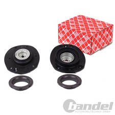 2x FEBI FEDERBEINLAGER DOMLAGER VORDERACHSE passend für PEUGEOT 206