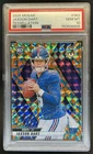 2025 Panini Mosaic Jaxson Dart Rookies RC Tessellation Prizm #/15 Giants PSA 10
