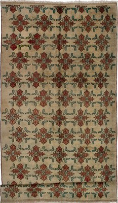 Vintage Hand-Knotted Area Rug 5'4'' x 11'8'' Traditional Oriental Wool Carpet