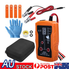 Multi-Mode 12V Fuel Injector Tester Cleaning Tools Kit Set DIY Cleaner Adapter