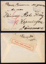 HUNGARY 1916 POW TO RED CROSS DENMARK