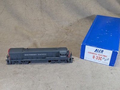 ALCO Models HO Brass D-137 G.E. U-33C Diesel Locomotive Southern Pacific #8629