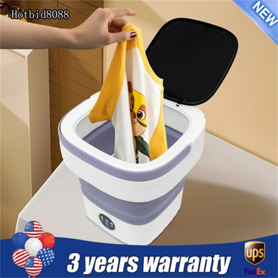 #ad 12L Portable Washing Machine 36W Mini Washer Foldable Travel Camping Small Washe $36.34