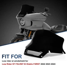 9" Fairing Windshield For Harley Low Rider ST FXLRST 2023-2024 FXRST 2022-2024