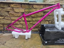 Pipedream Moxie MX3 LONGER Pink 27.5 Or 29er Steel HARDTAIL Mountain Bike Frame.