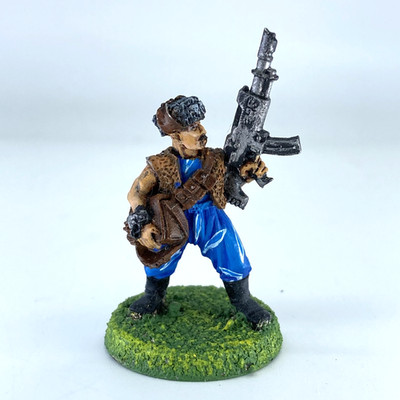 Colonel Schaeffer's Last Chancers Demolition Man OOP Warhammer 40K Metall X24