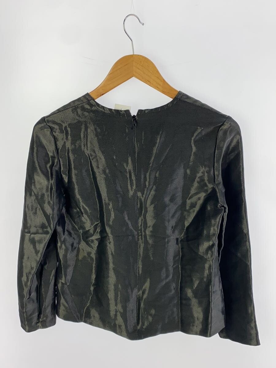 GIVENCHY V-neck long-sleeved blouse, size 36, silk, SLV thumbnail 2